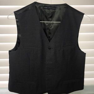 Shirts & Tops | Black Long Sleeve Dress Shirt And Grey Vest | Poshmark